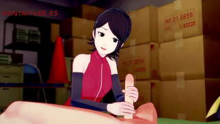 Boruto ಹೆನ್ಟೈ ಅನಿಮೇಶನ್ -- Sarada ಆಟಿಕೆಯೊಂದಿಗೆ ರಸಿಕತೆ, ಬಾಯಿಯಿಂದ ಜುಂಬು, ಬಾಯಿಯಿಂದ ಜುಂಬು, titjoob ಮತ್ತು ನಾಶವಾಗಿದ್ದನು Boruto