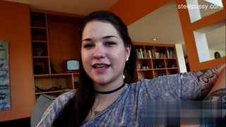 Linda novia primer deepthroat